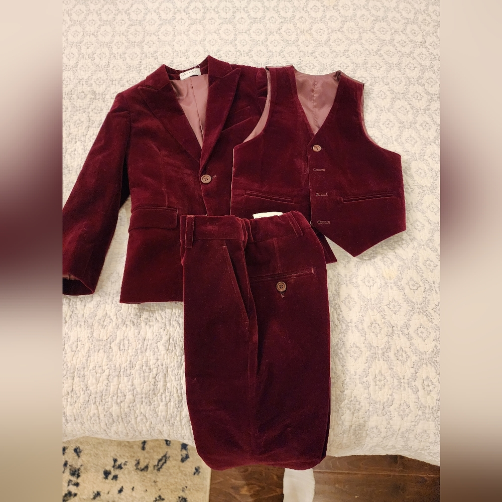Velvet 3 piece suit